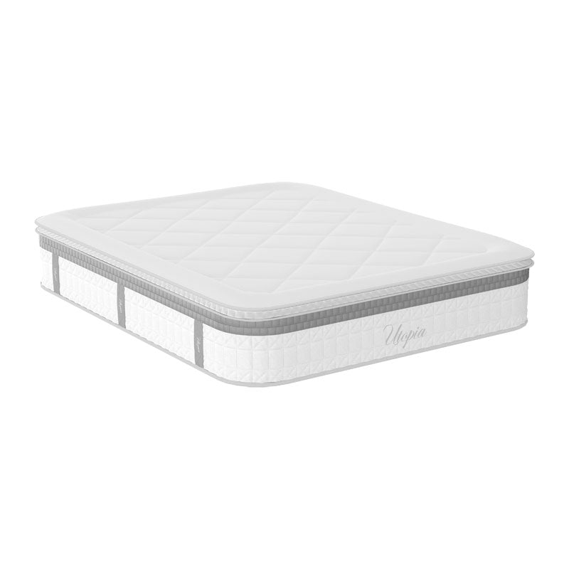 Κρεβάτι με στρώμα Olympus Utopia pakoworld castillo toro 160x200εκ
