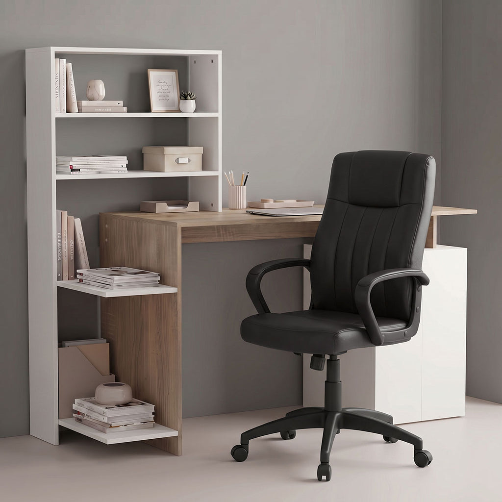 Φοιτητικό πακέτο επίπλων γραφείου Wisom pakoworld σετ 2τεμ