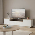 Έπιπλο τηλεόρασης Winey pakoworld σε sonoma-λευκή απόχρωση 180x44.5x44.5εκ