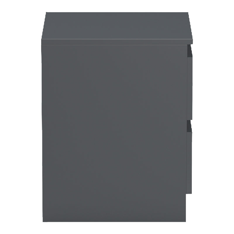 Κομοδίνο Verena pakoworld ανθρακί-sonoma 40x40x50εκ
