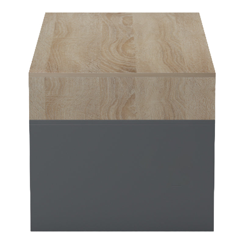 Τραπέζι σαλονιού Consa pakoworld sonoma - ανθρακί 120x60x53.6εκ