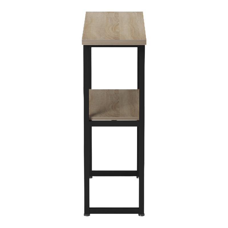 Κονσόλα Solain pakoworld sonoma-μαύρο μέταλλο 79x29x85εκ