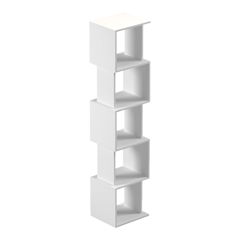 Βιβλιοθήκη Cubik pakoworld λευκό 35x30x161εκ
