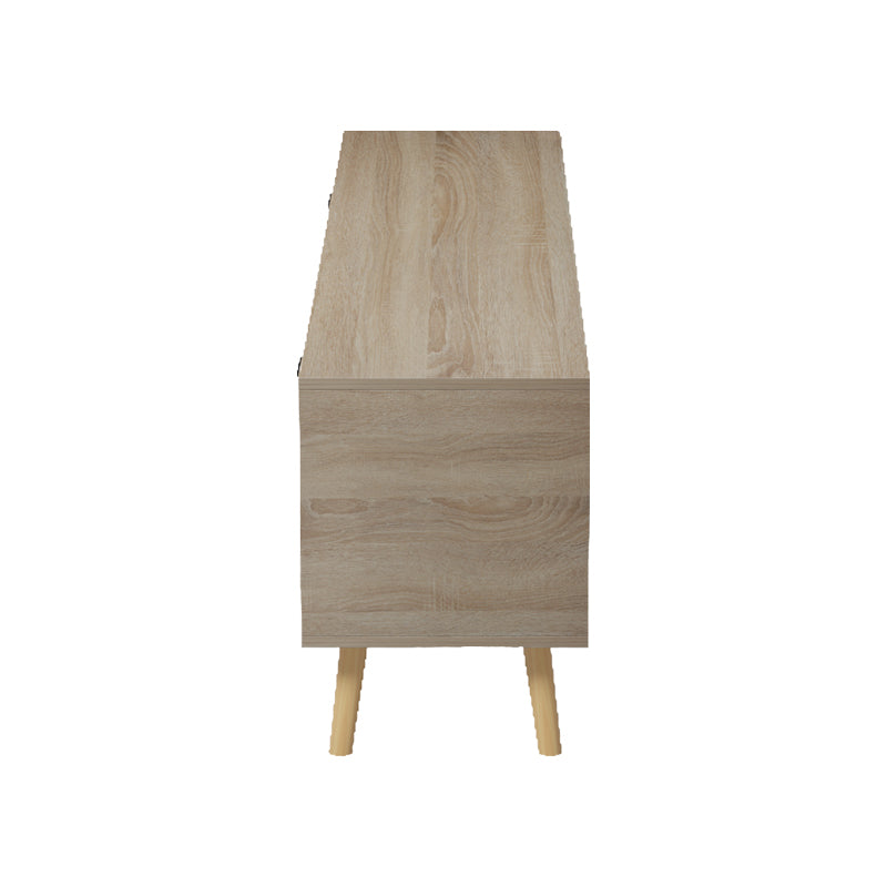 Έπιπλο τηλεόρασης Gorna pakoworld sonoma-ανθρακί 180x35x48.6εκ