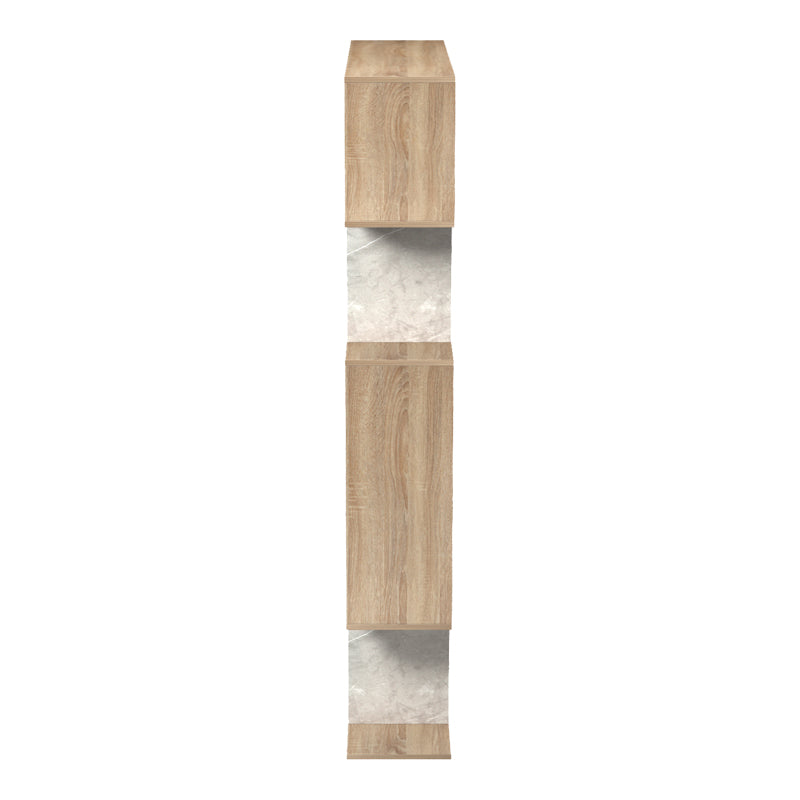Βιβλιοθήκη Mito pakoworld sonoma - μπεζ μαρμάρου 108.5x25x161εκ