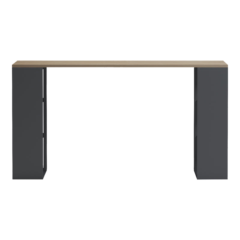 Γραφείο εργασίας Praga pakoworld ανθρακί- sonoma 140x60x75εκ