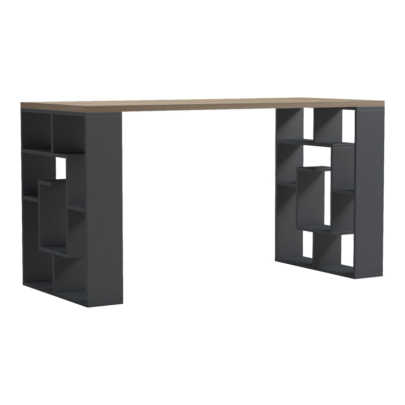 Γραφείο εργασίας Lovet pakoworld ανθρακί-sonoma 140x60x72εκ