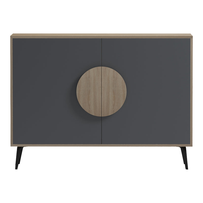 Μπουφές Gora pakoworld sonoma-ανθρακί 110x35.5x82εκ