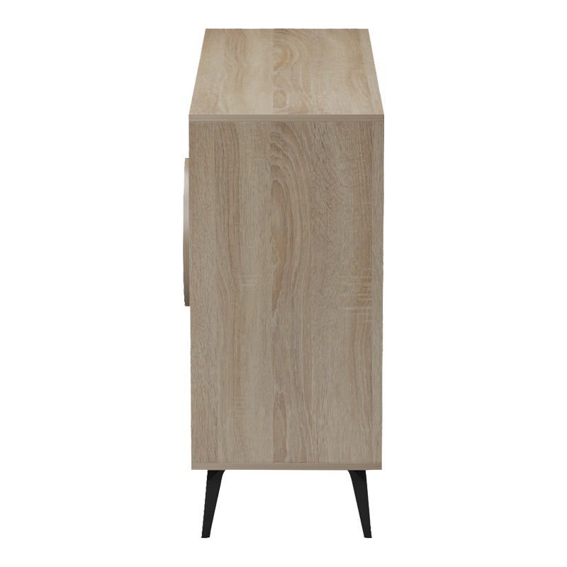 Μπουφές Gora pakoworld sonoma-ανθρακί 110x35.5x82εκ