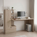 Γραφείο εργασίας με βιβλιοθήκη Felanbo pakoworld sonoma 160x60x125εκ