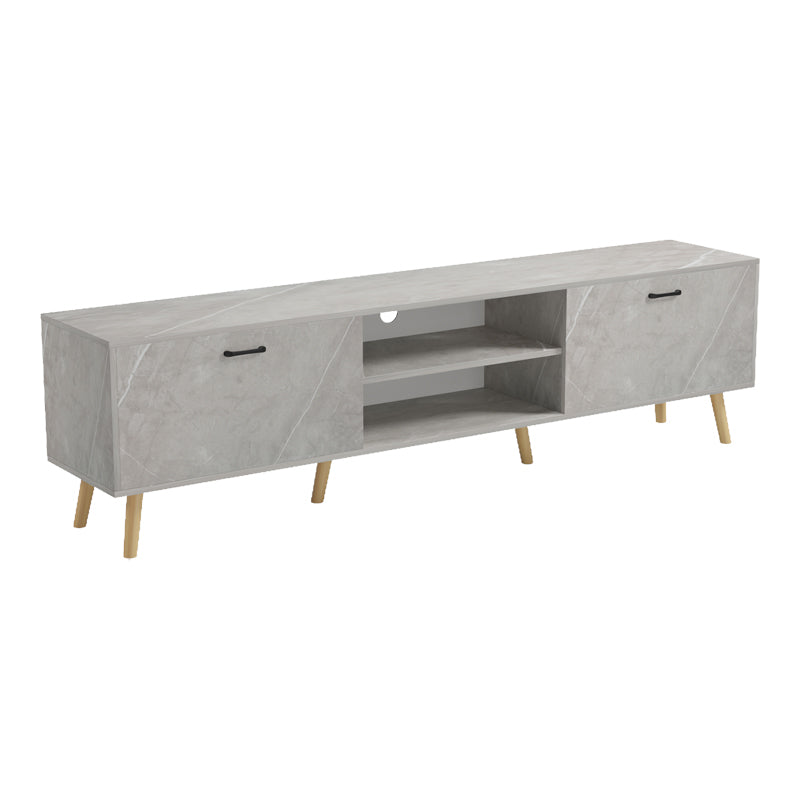 Έπιπλο τηλεόρασης Gorna pakoworld μπεζ εφέ μαρμάρου 180x35x48.6εκ