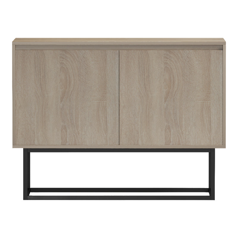 Μπουφές Dabia pakoworld sonoma-πόδι μαύρο μέταλλο 100x40x74εκ