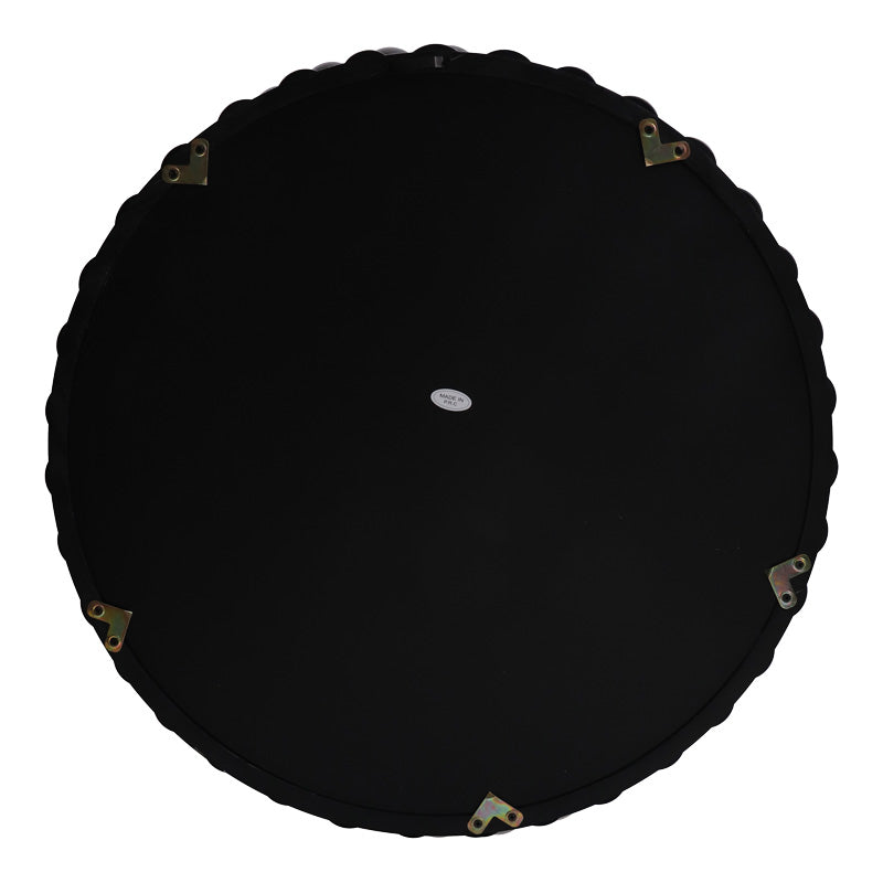 Καθρέπτης Specio pakoworld ξύλο σε μαύρη απόχρωση Φ60x4.5εκ