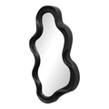 Καθρέπτης Liquid pakoworld pp σε μαύρη απόχρωση 26x2.7x39εκ