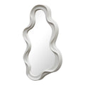 Καθρέπτης Liquid pakoworld pp σε λευκή απόχρωση 26x2.7x39εκ