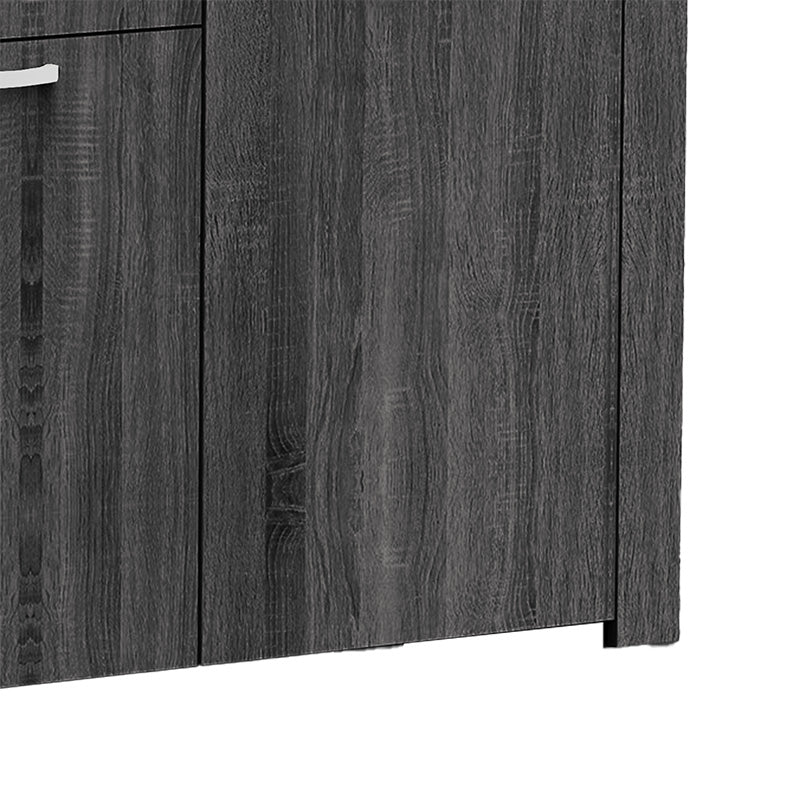 Μπουφές Kinley pakoworld σε ανθρακί-wenge απόχρωση 210x40x82εκ