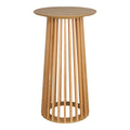 Τραπέζι μπαρ Domonic pakoworld mdf φυσικό Φ60x105εκ