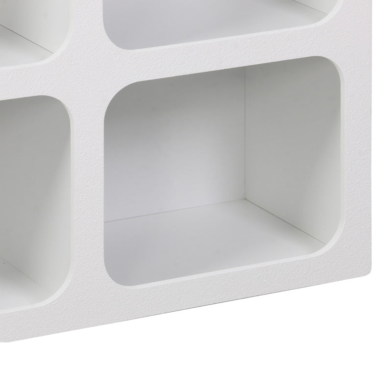 Μπουφές Emersi pakoworld με ράφια mdf σε λευκή απόχρωση 120x35x76εκ