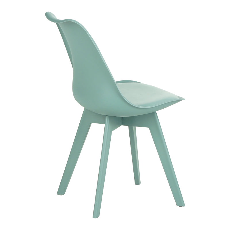 Καρέκλα Gaston I pakoworld PP-PU σε μέντα απόχρωση 48.5x53.5x81.5εκ