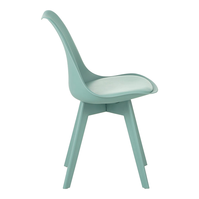 Καρέκλα Gaston I pakoworld PP-PU σε μέντα απόχρωση 48.5x53.5x81.5εκ