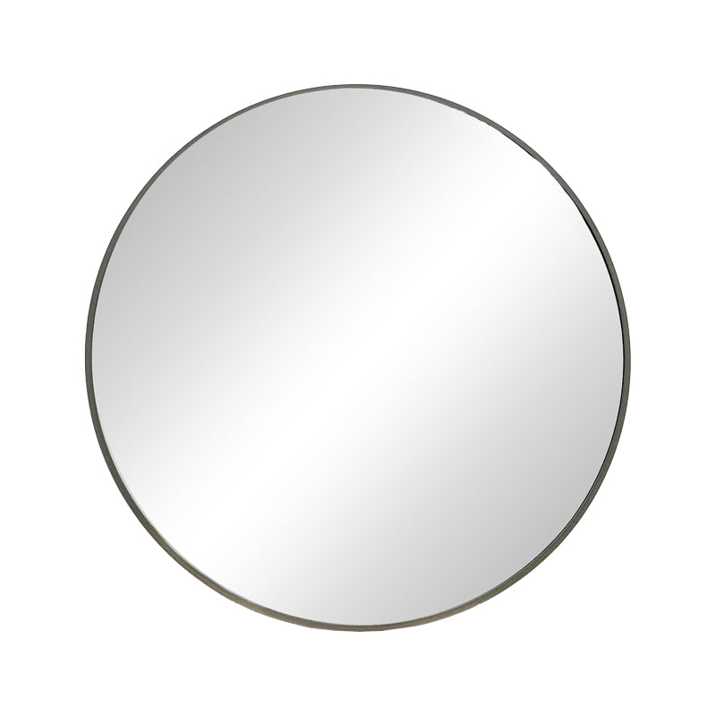Καθρέπτης Nhaos pakoworld μαύρο αλουμίνιο Φ60x2.5εκ