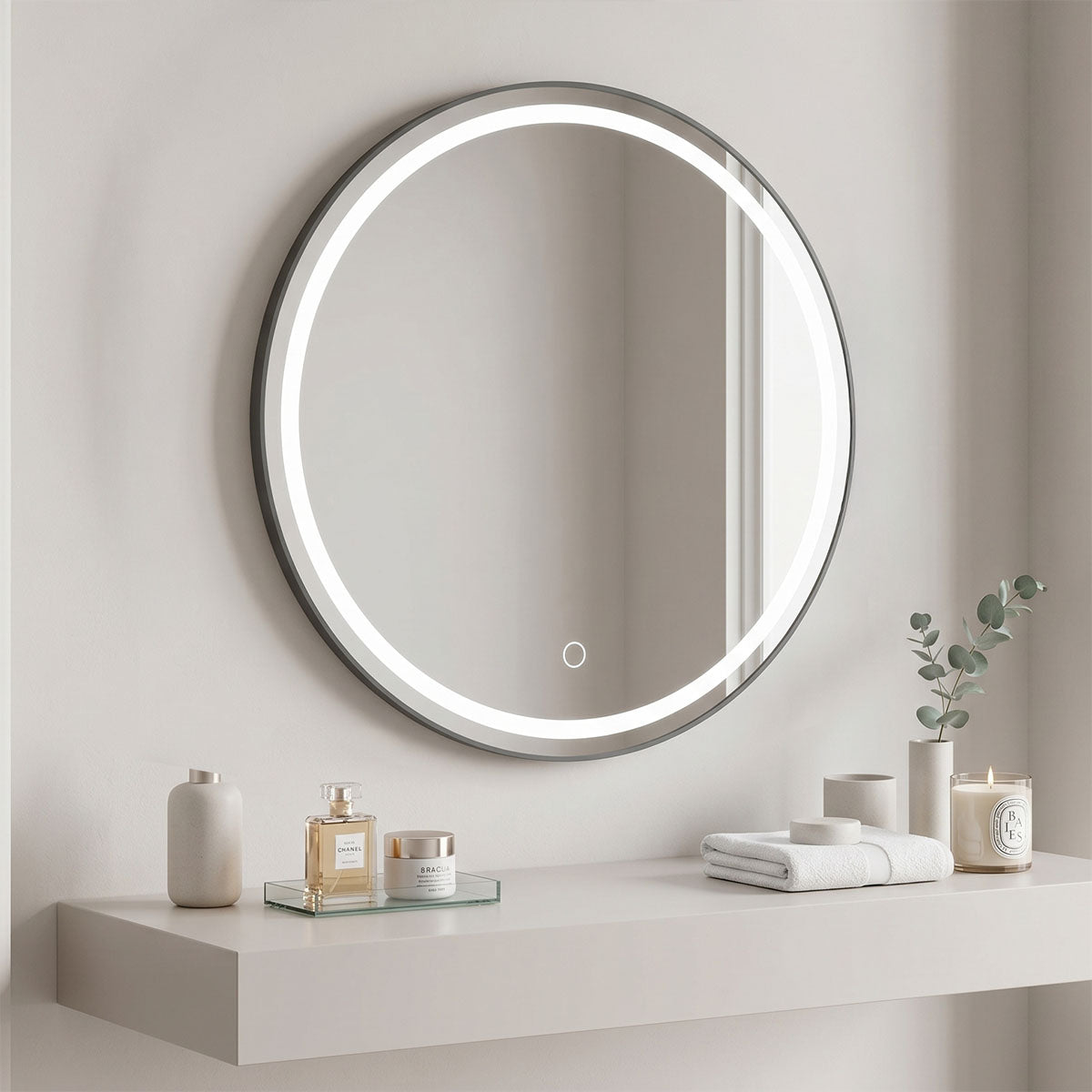 Καθρέπτης Deliza pakoworld led Φ60x2.5εκ