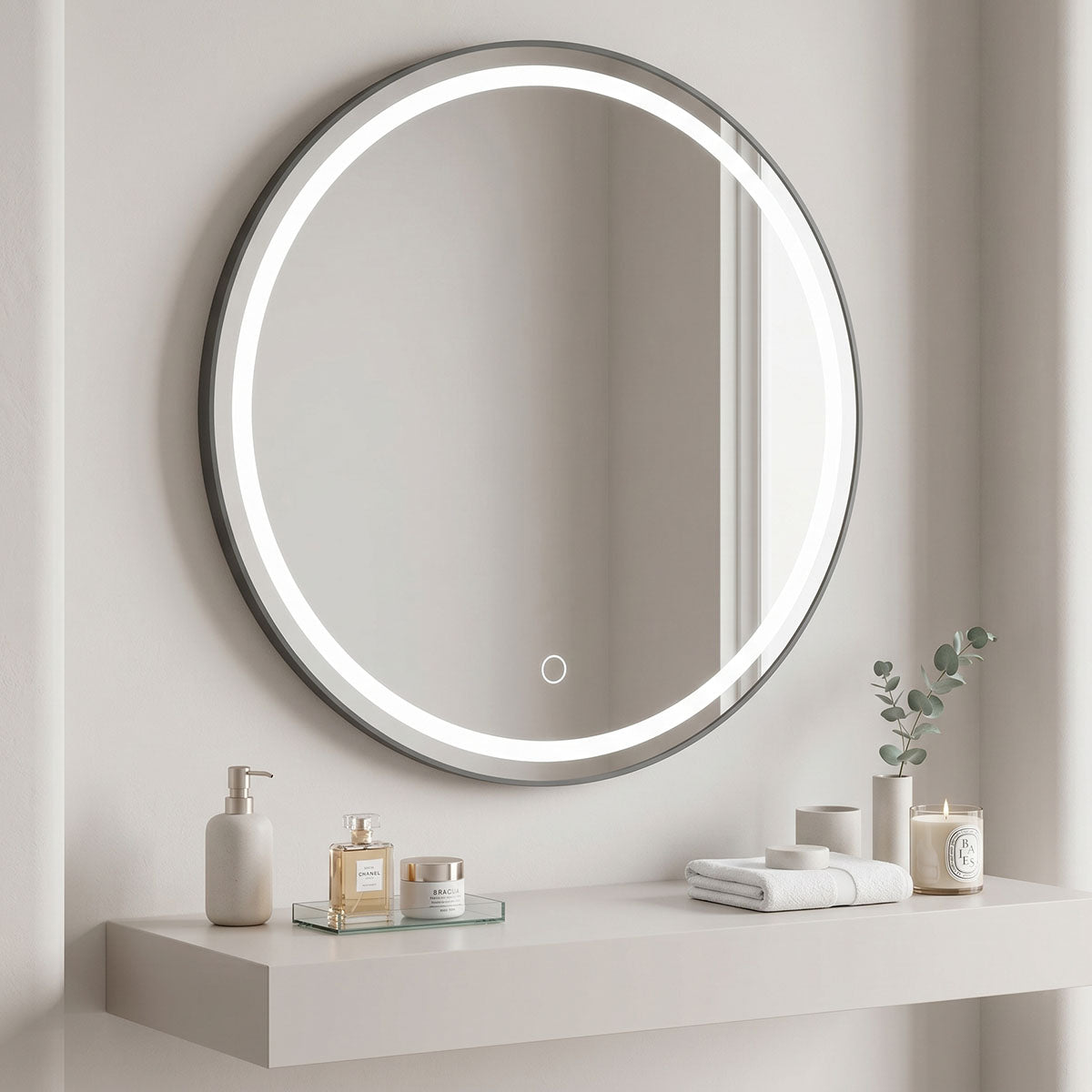 Καθρέπτης Deliza pakoworld led Φ70x2.5εκ