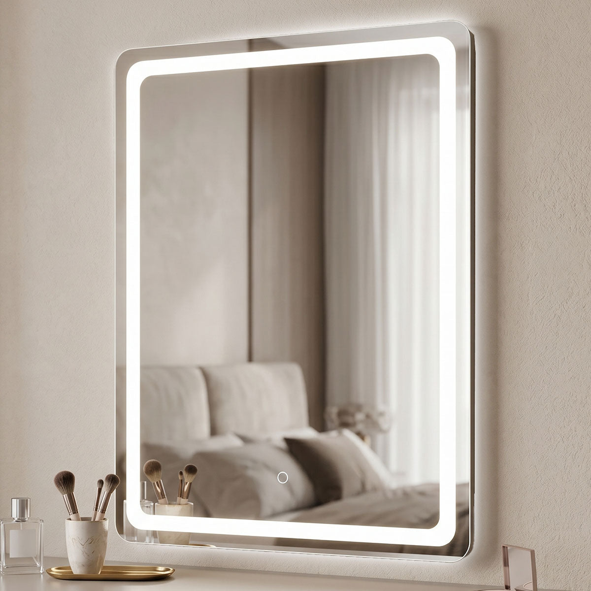 Καθρέπτης Derbo pakoworld led 60x2.5x80εκ