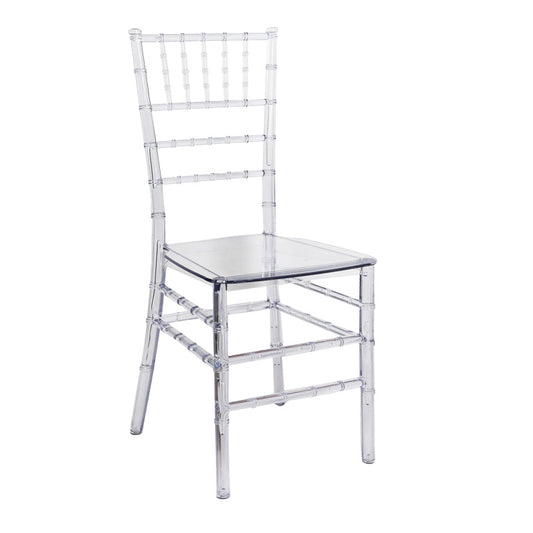 Καρέκλα Tiffany pakoworld διάφανο pc 38x38.5x88εκ