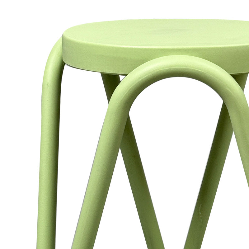 Σκαμπό Serzona pakoworld στοιβαζόμενο pp σε μέντα απόχρωση Φ27x45.5εκ