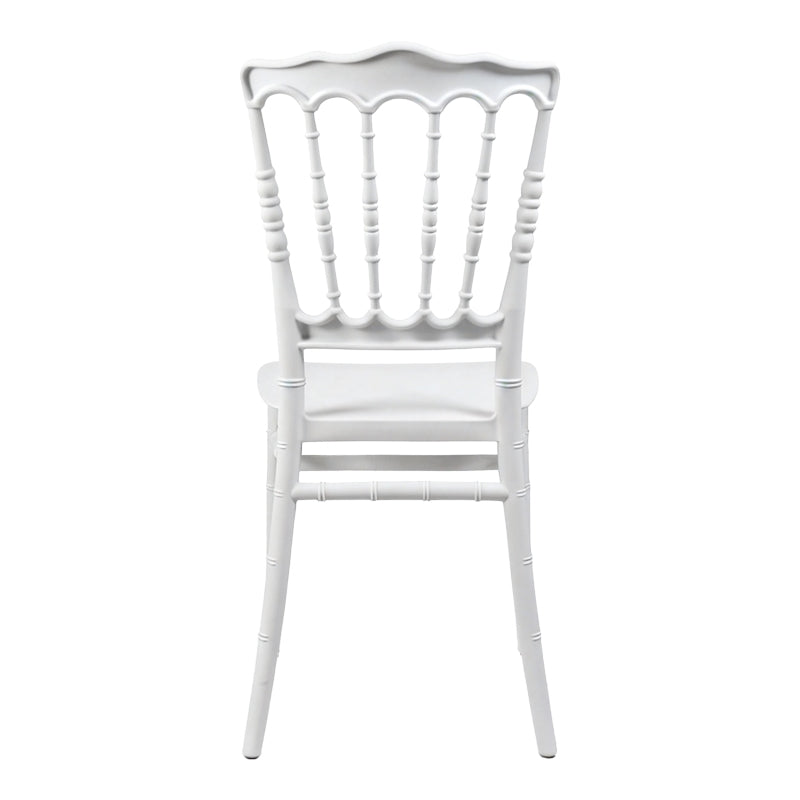 Καρέκλα Napoleon pakoworld pp λευκή 38,5x46,5x89εκ