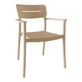 Πολυθρόνα Pilma 4Life cappuccino PP 57x54x82εκ