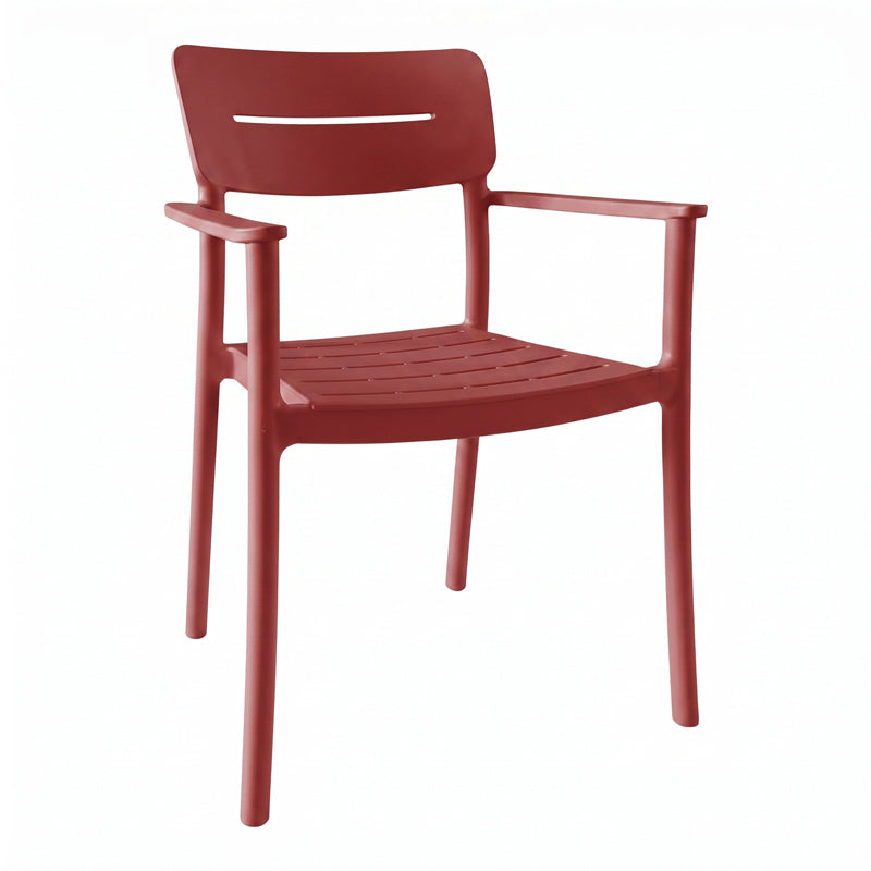 Πολυθρόνα Pilma 4Life terracotta PP 57x54x82εκ