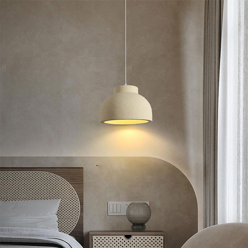 Φωτιστικό οροφής led Jenila pakoworld E27 ps μπεζ Φ30x20εκ
