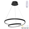 Φωτιστικό οροφής Rexon pakoworld led μέταλλο μαύρο Φ49x12εκ