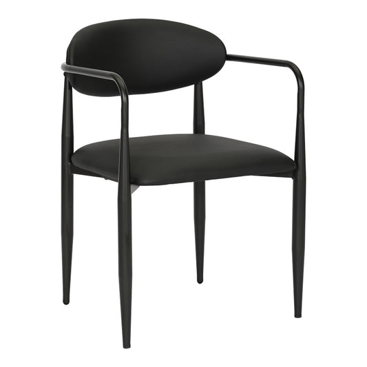 Πολυθρόνα Kalone 4Life pu σε μαύρη απόχρωση 56x55x78εκ