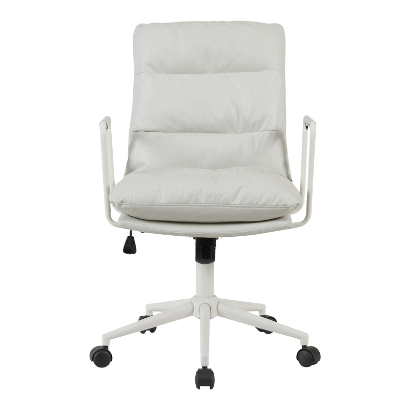 Καρέκλα γραφείου διευθυντη Kreno pakoworld PES γκρι 56x67x89-97εκ