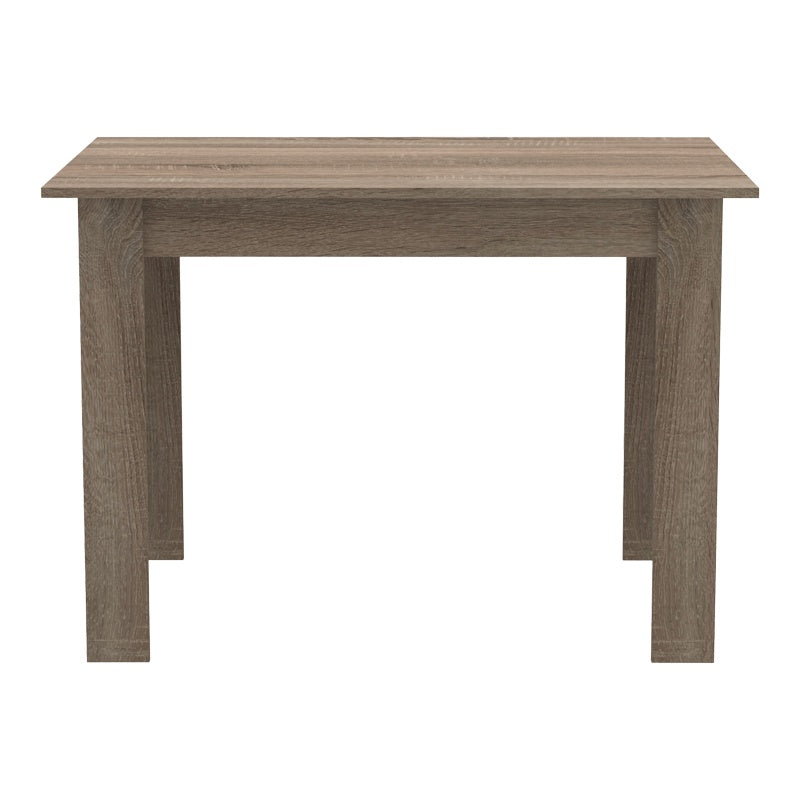 Τραπέζι Manka pakoworld σε sonoma truffle απόχρωση 110x80x77εκ