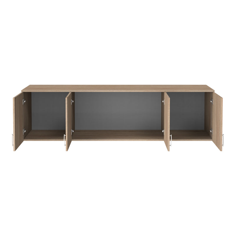 Πατάρι ντουλάπας Royal pakoworld τετράφυλλο sonoma 200x58x53εκ