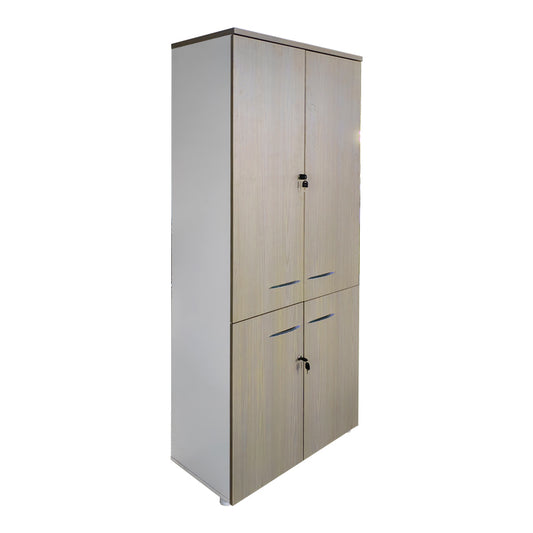 Ντουλάπα γραφείου Armadi pakoworld sonoma-λευκό 80x40x200εκ