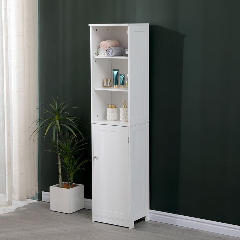 Ντουλάπι-στήλη Desilia pakoworld mdf λευκό 37x30x160εκ