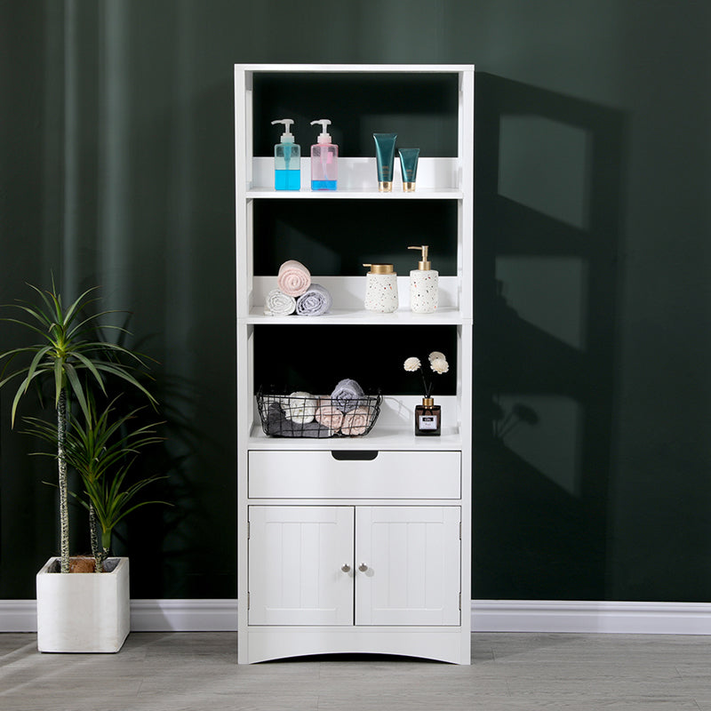 Ντουλάπι-στήλη Sejo pakoworld mdf λευκό 60x32.5x154εκ