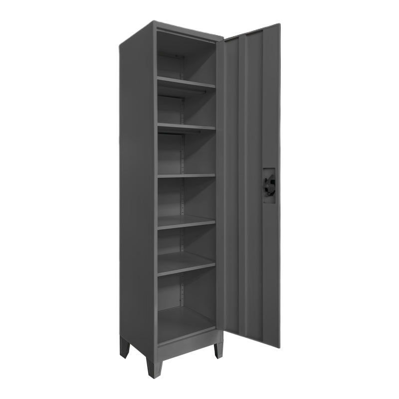 Μεταλλική ντουλάπα-στήλη Koya pakoworld ανθρακί 45x50x190εκ