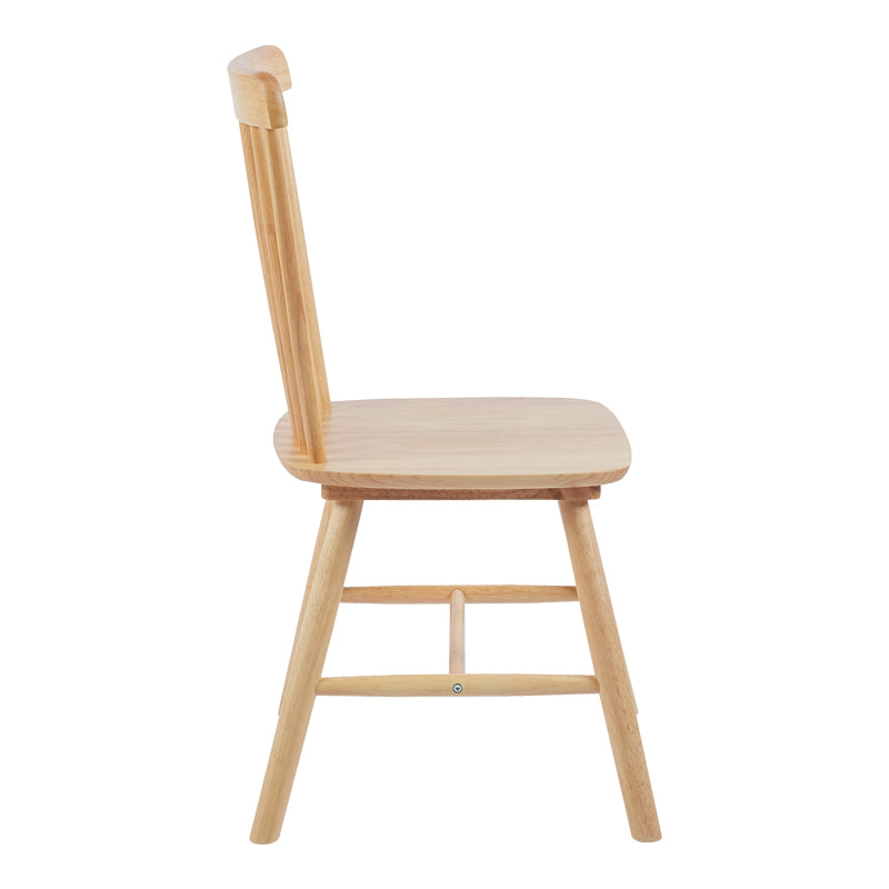 Καρέκλα Bristol 4Life rubberwood σε φυσική απόχρωση 45x51x86εκ