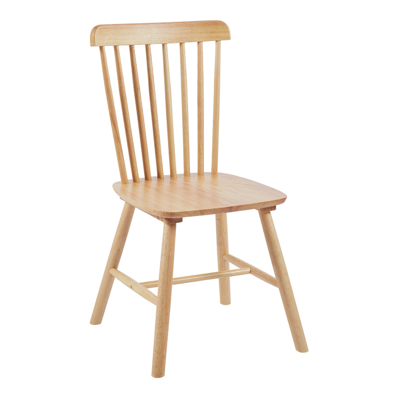 Καρέκλα Bristol 4Life rubberwood σε φυσική απόχρωση 45x51x86εκ