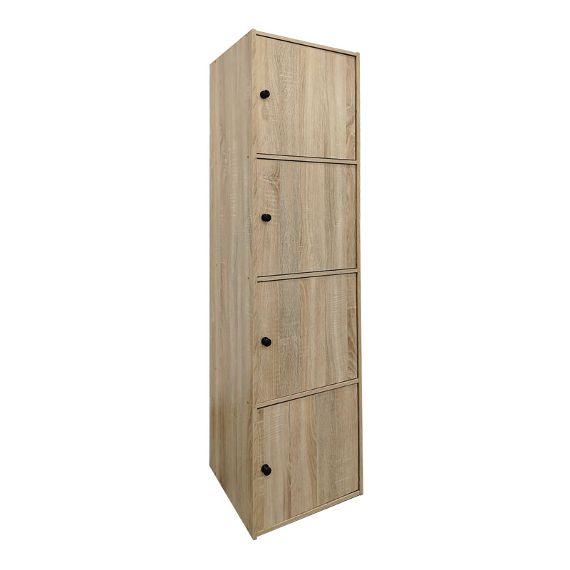 Ντουλάπι-στήλη Gabino pakoworld σε sonoma απόχρωση 40x39x158εκ