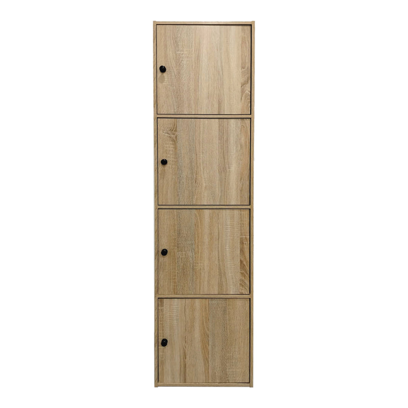 Ντουλάπι-στήλη Gabino pakoworld σε sonoma απόχρωση 40x39x158εκ