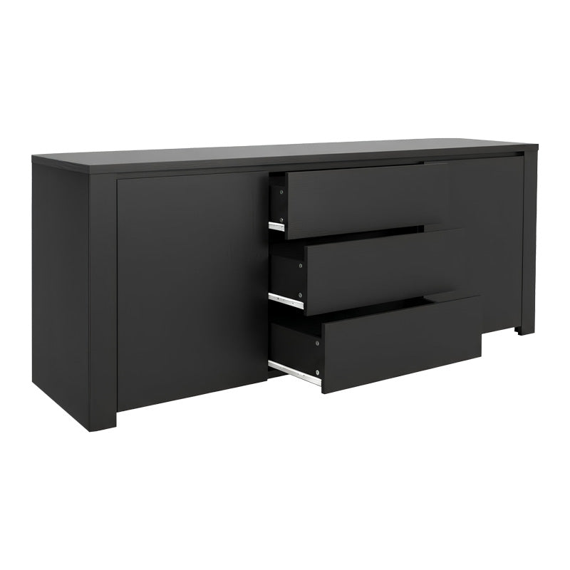 Μπουφές Kalya pakoworld σε ανθρακί απόχρωση 220x49x89.5εκ