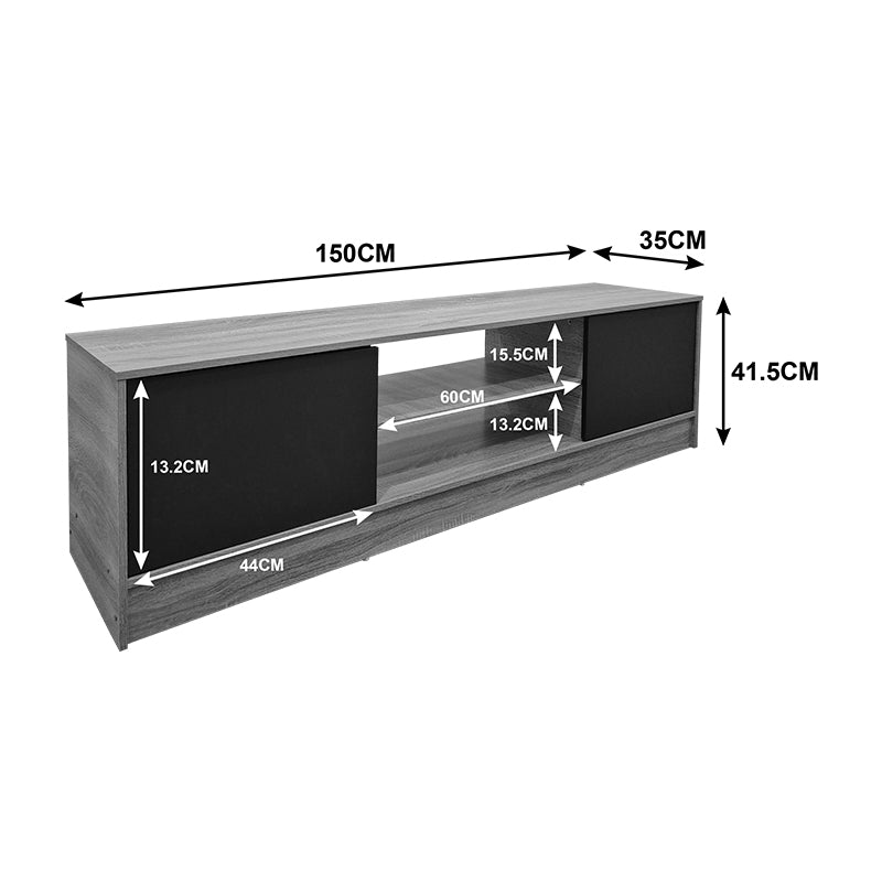 Έπιπλο τηλεόρασης Sasa pakoworld σε sonoma απόχρωση 150x35x41.5εκ