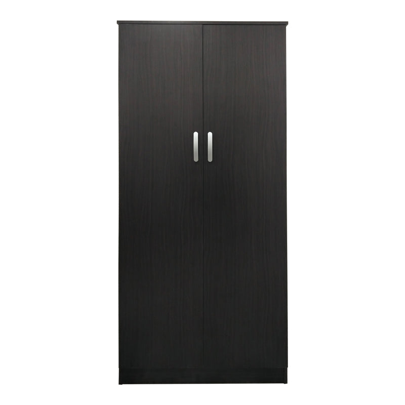 Ντουλάπα δίφυλλη Athos pakoworld σε wenge απόχρωση 80x42x180εκ